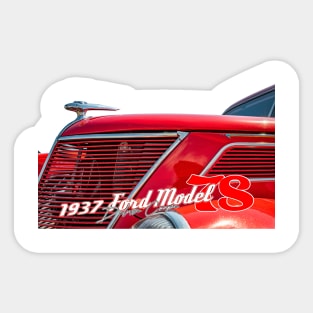 1937 Ford Model 78 Deluxe Coupe Sticker